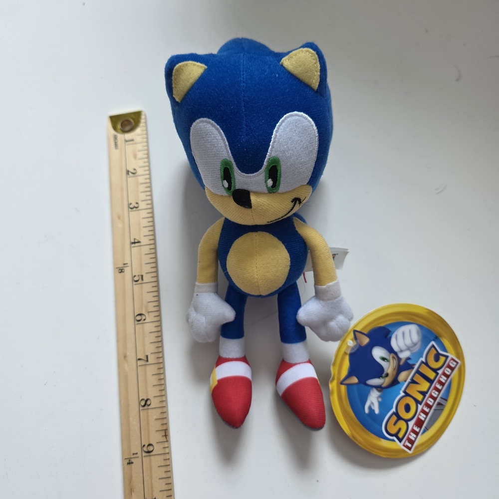 the Hedgehog Blue Plush Toy
